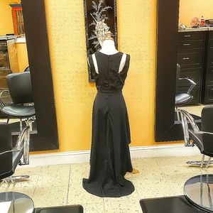 Rehab Black Hi Low Cutout Dress size M